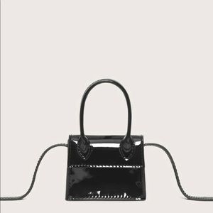 Mini black fashion purse